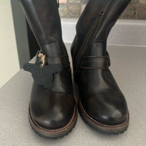 Freebird  by Stephen Carlito  Brown distressed boots New